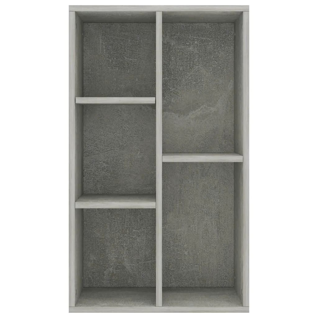 Knygų/šoninė spintelė, betono, 50x25x80cm, apdirbta mediena