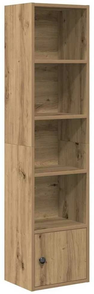 Knygų spinta, artisano ąžuolo, 31x24x127cm, apdirbta mediena