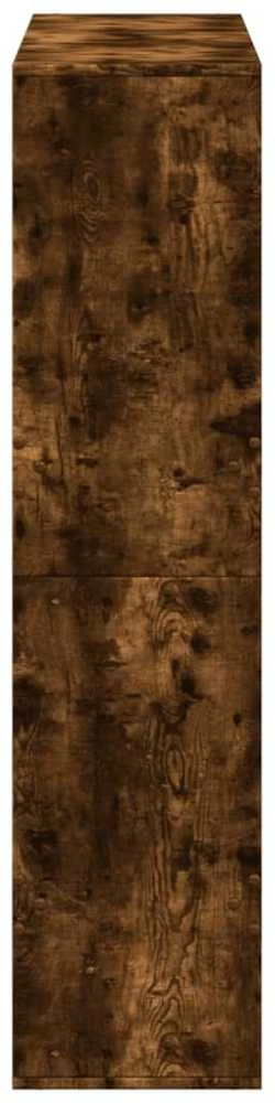 Knygų spinta, dūminio ąžuolo, 100x33x135cm, apdirbta mediena