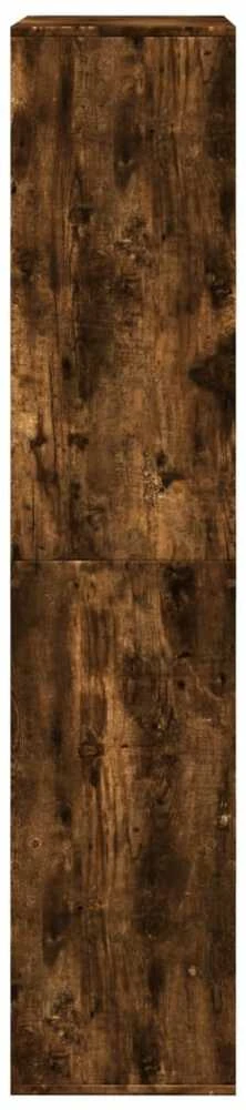 Knygų spinta, dūminio ąžuolo, 100x33x155,5cm, apdirbta mediena