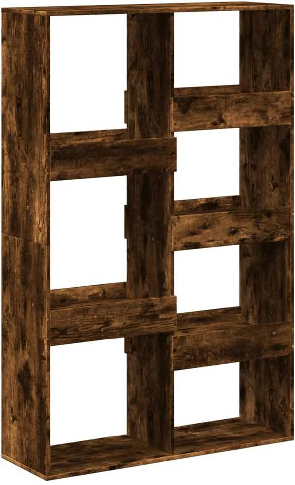 Knygų spinta, dūminio ąžuolo, 100x33x155,5cm, apdirbta mediena
