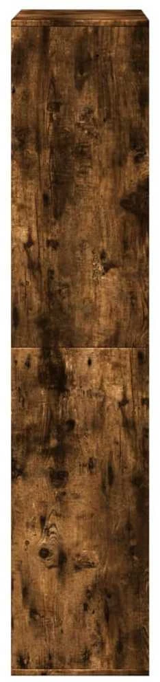 Knygų spinta, dūminio ąžuolo, 100x33x156,5cm, apdirbta mediena