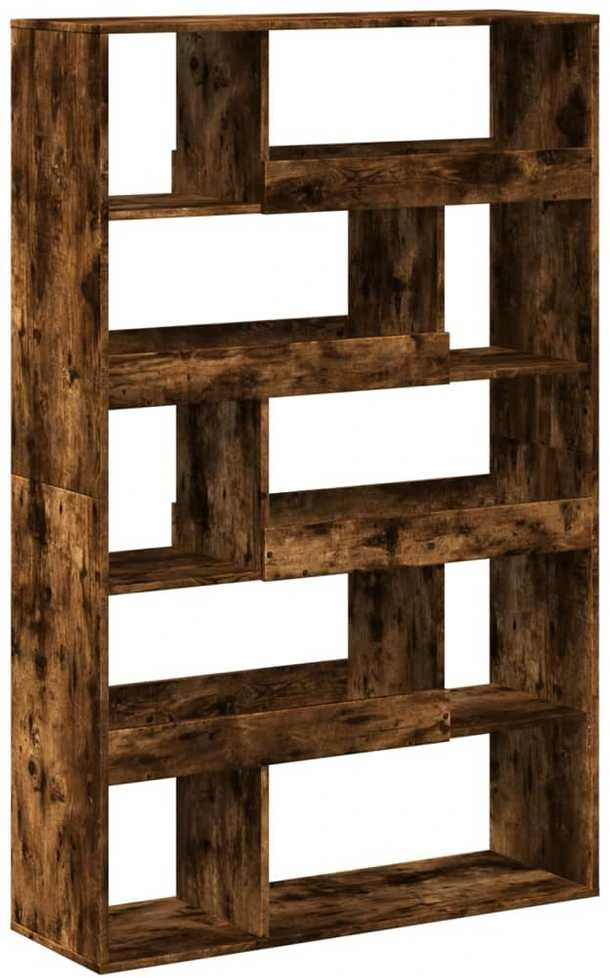 Knygų spinta, dūminio ąžuolo, 100x33x156,5cm, apdirbta mediena