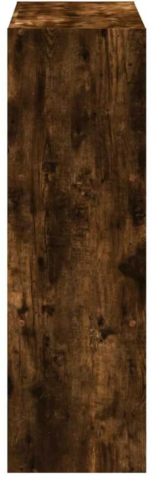 Knygų spinta, dūminio ąžuolo, 102x32x102cm, apdirbta mediena