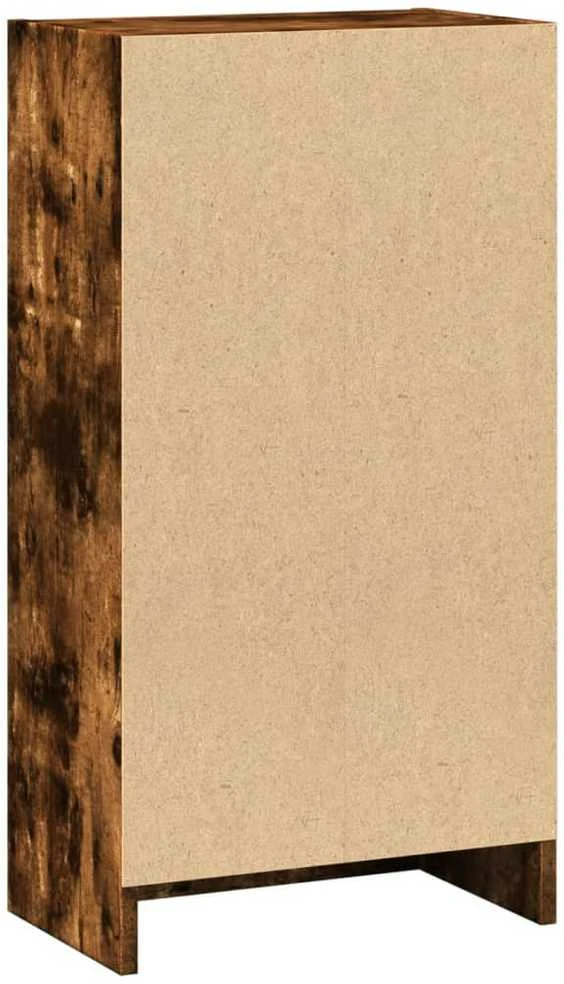 Knygų spinta, dūminio ąžuolo, 40x24x76cm, apdirbta mediena