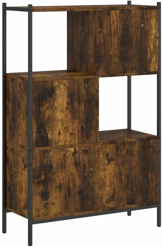 Knygų spinta, dūminio ąžuolo, 72x28x109cm, apdirbta mediena