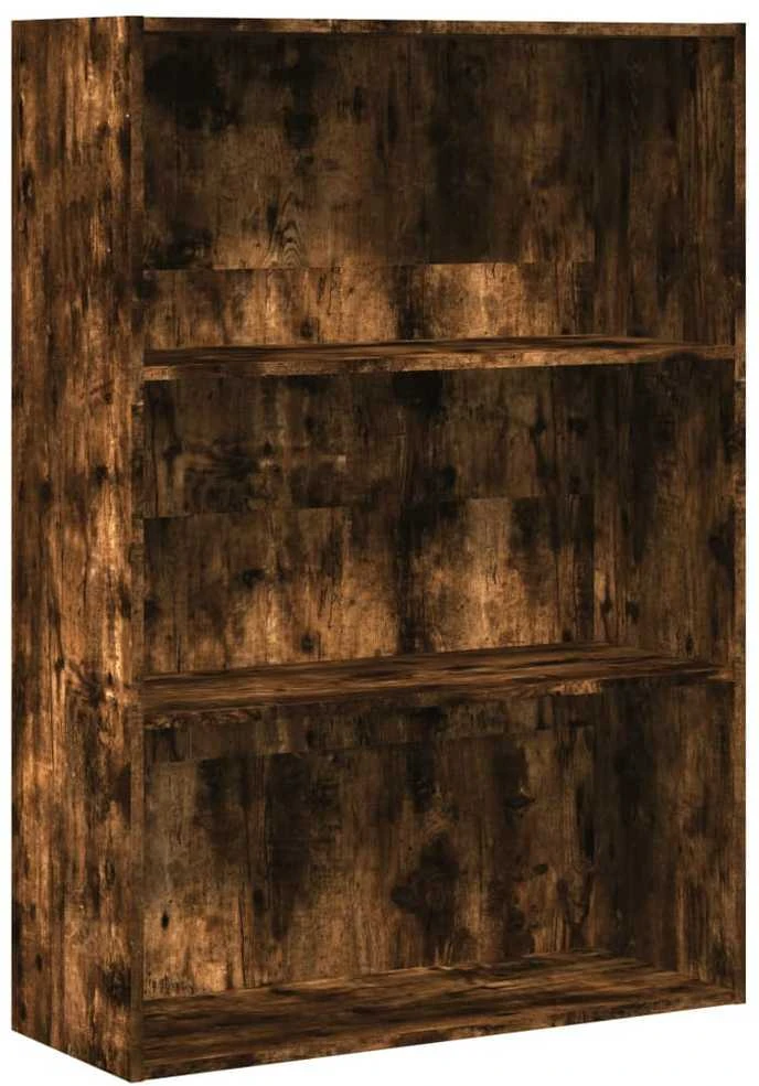 Knygų spinta, dūminio ąžuolo, 80x30x114cm, apdirbta mediena