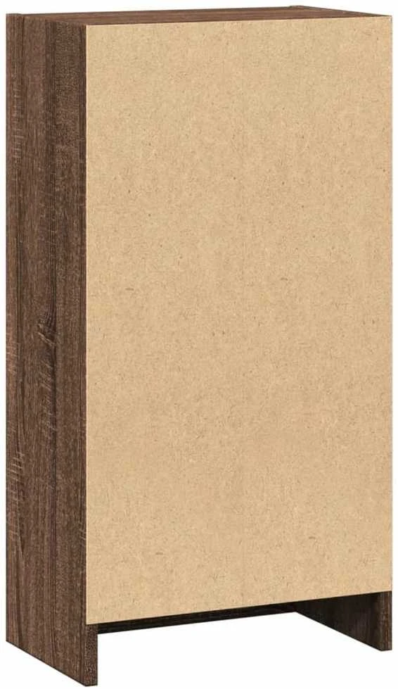 Knygų spinta, ruda ąžuolo, 40x24x76cm, apdirbta mediena