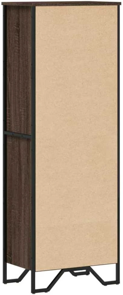 Knygų spinta, ruda ąžuolo, 50x31x137,5cm, apdirbta mediena