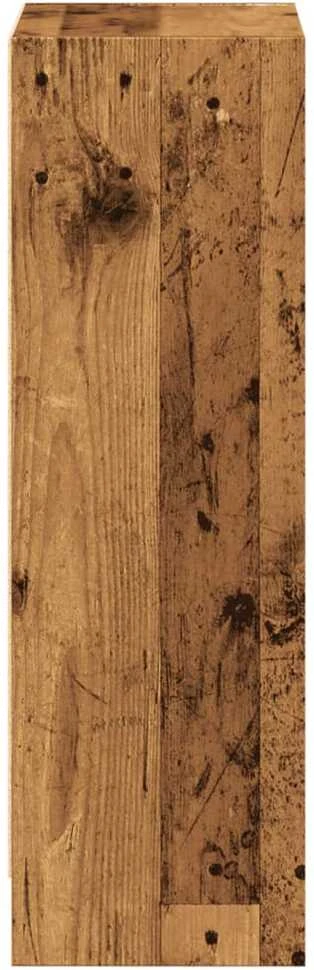 Knygų spinta, sendintos medienos, 40x24x76cm, apdirbta mediena