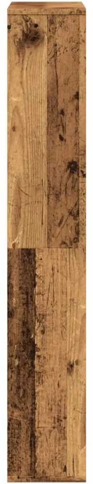 Knygų spinta, sendintos medienos, 60x20x120,5cm, apdirbta mediena