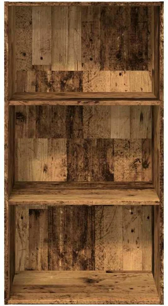 Knygų spinta, sendintos medienos, 60x30x114cm, apdirbta mediena