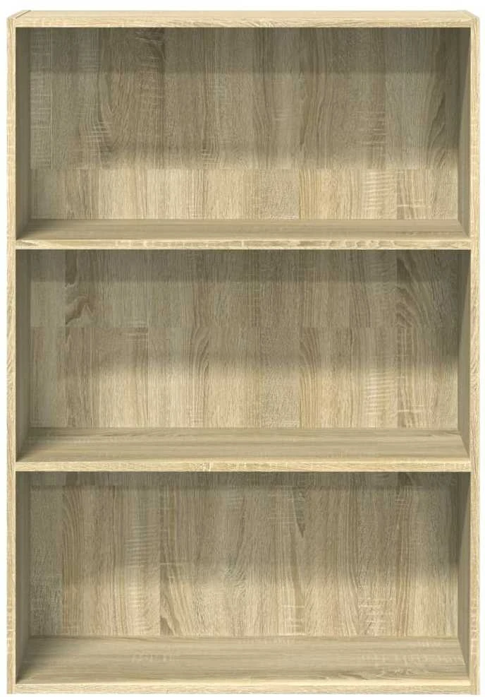 Knygų spinta, sonoma ąžuolo, 80x30x114cm, apdirbta mediena