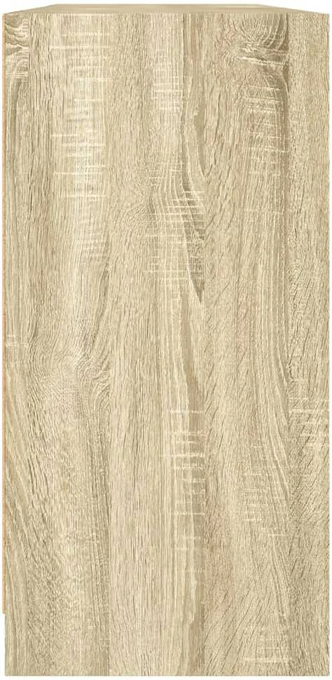 Knygų spinta su durelėmis, ąžuolo, 204x37x75cm, mediena