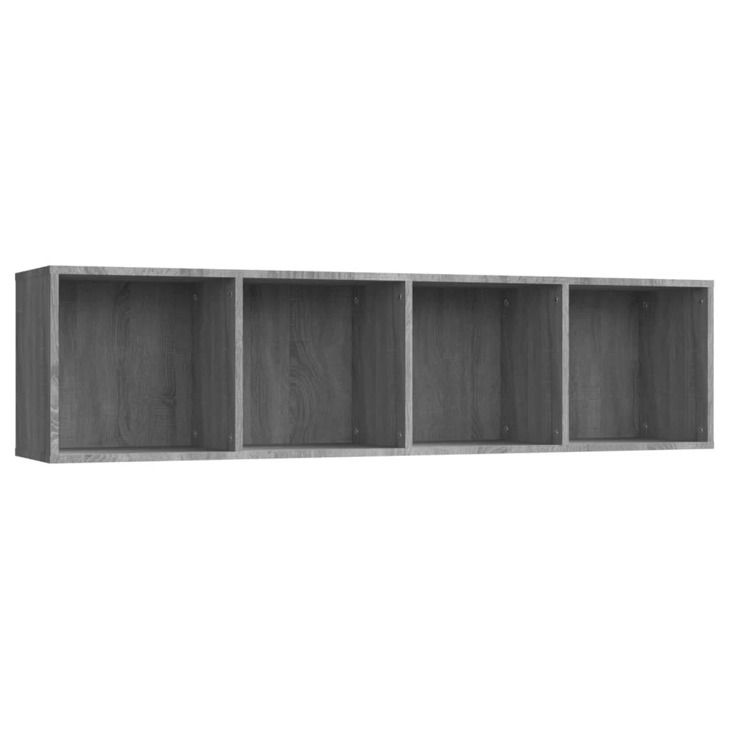 TV staliukas Knygų/televizoriaus spintelė, pilka, 143x30x36cm, mediena