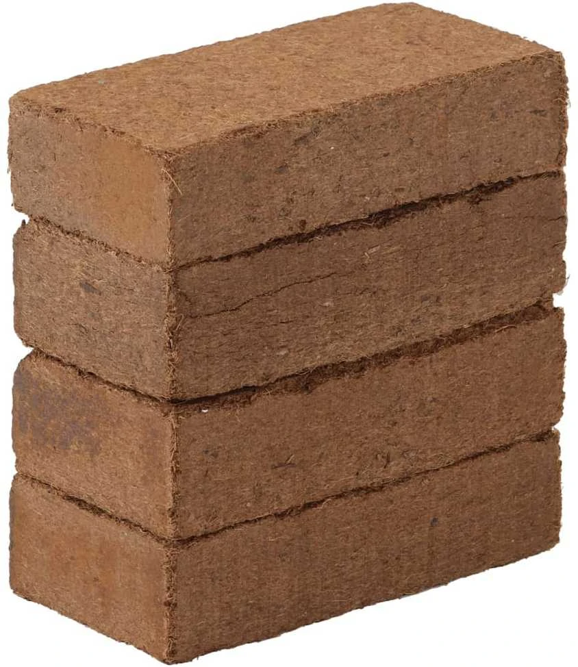 Kokoso pluošto blokai, 24vnt., 650g kiekvienas, viso 15,6kg