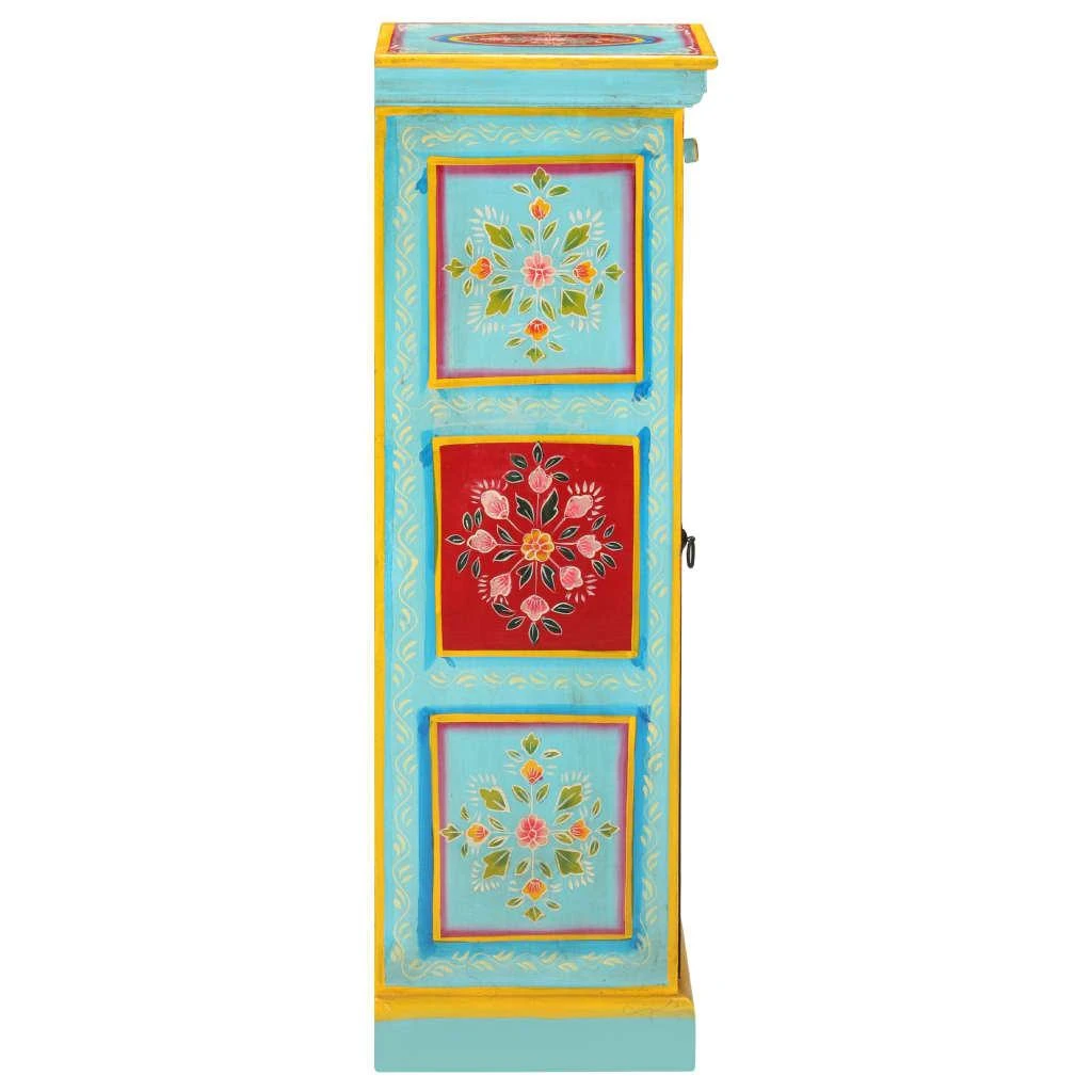Komoda, 40x30x90cm, mango masyvas, tapyta rankomis