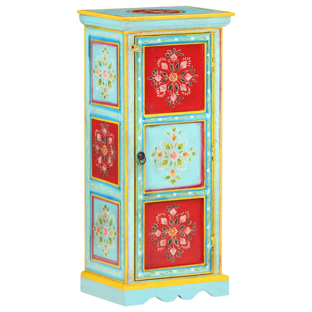 Komoda, 40x30x90cm, mango masyvas, tapyta rankomis
