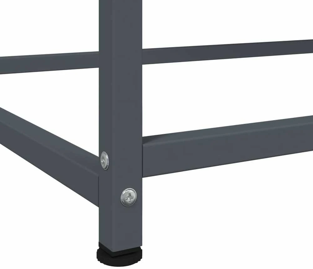 Komoda, antracito spalvos, 100,5x39x107cm, plienas