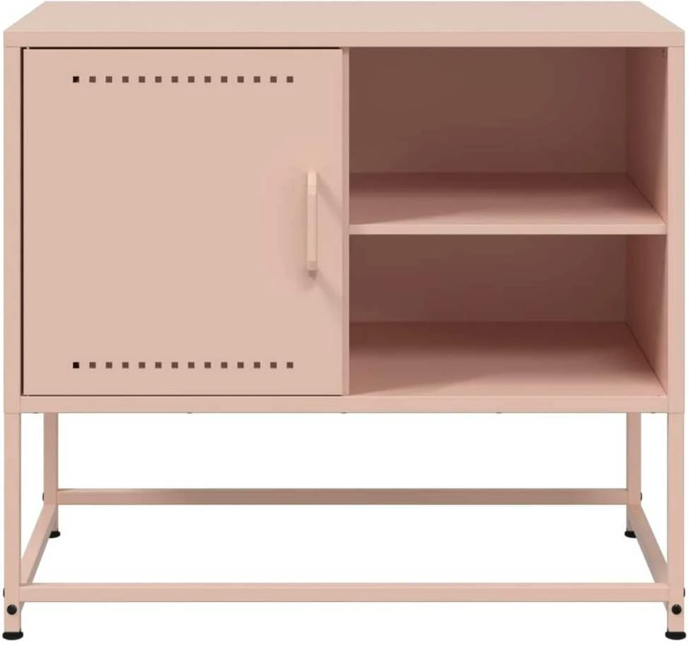 Komoda, baltos spalvos, 100,5x39x107cm, plienas
