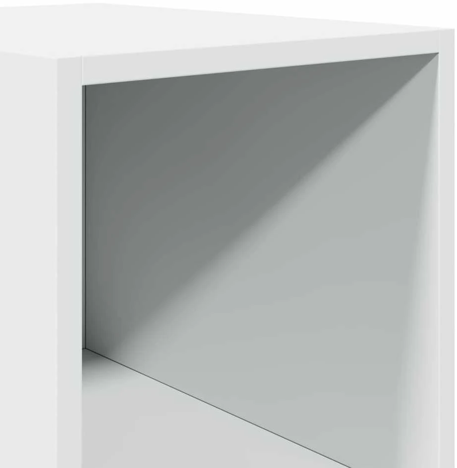 Komoda, baltos spalvos, 30x41x185cm, apdirbta mediena