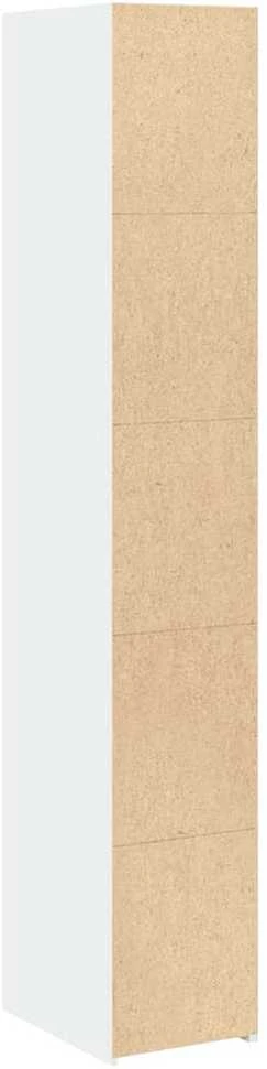 Komoda, baltos spalvos, 30x41x185cm, apdirbta mediena