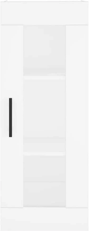 Komoda, baltos spalvos, 34,5x34x180cm, apdirbta mediena