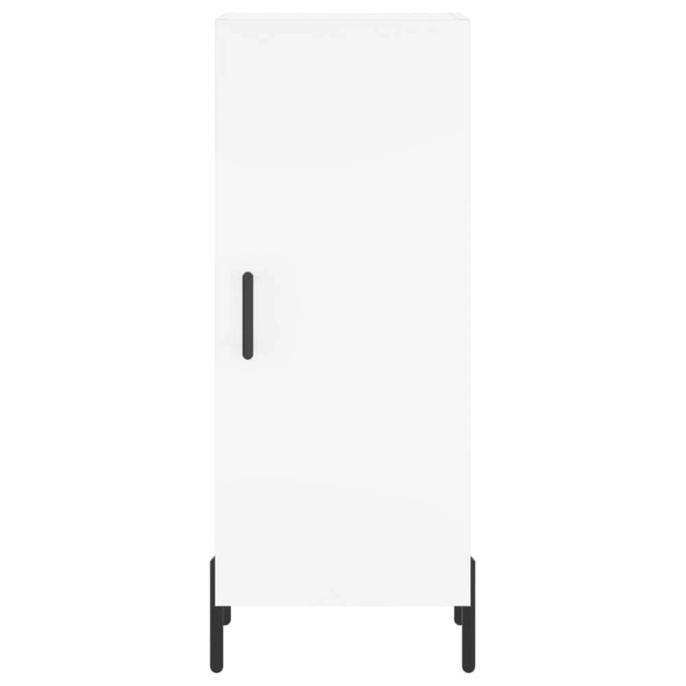 Komoda, baltos spalvos, 34,5x34x180cm, apdirbta mediena