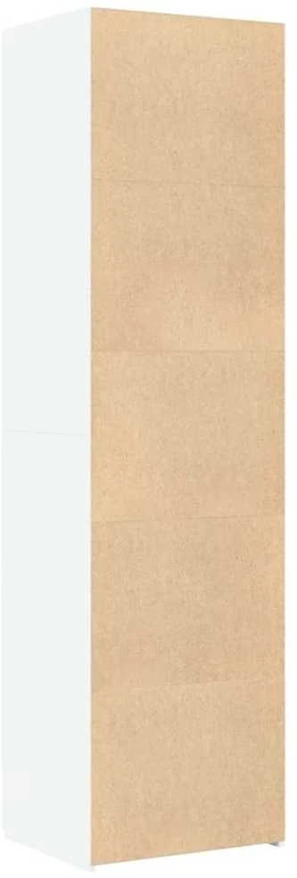 Komoda, baltos spalvos, 50x42,5x185cm, apdirbta mediena