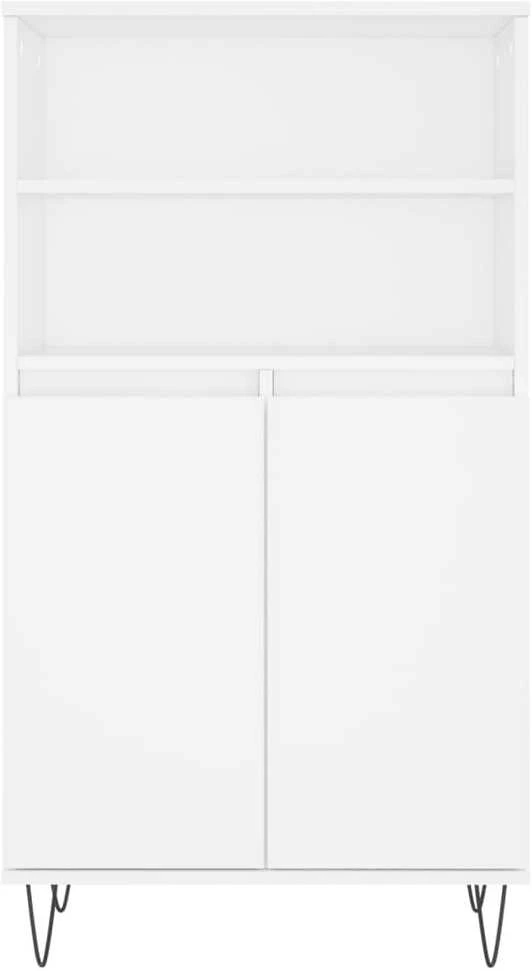 Komoda, baltos spalvos, 60x36x110cm, apdirbta mediena