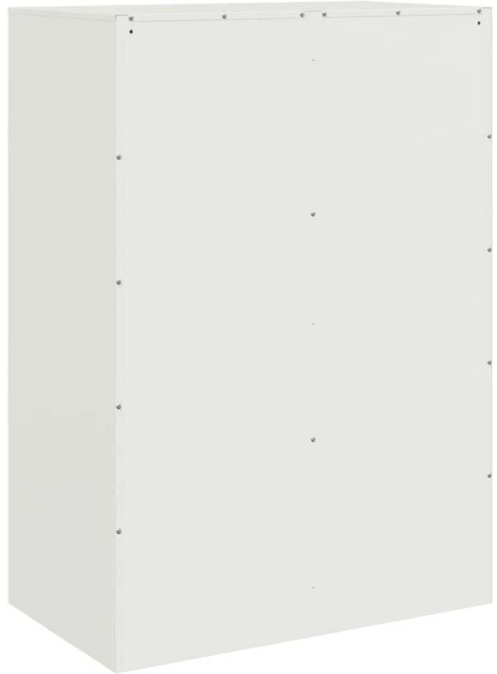Komoda, baltos spalvos, 67x39x95cm, plienas