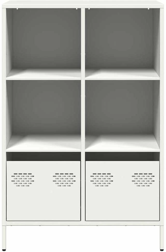 Komoda, baltos spalvos, 68x39x103,5cm, plienas