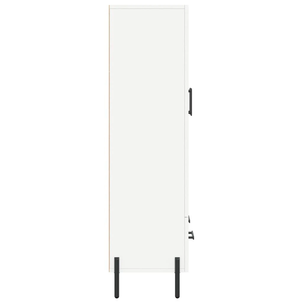 Komoda, baltos spalvos, 69,5x31x115cm, apdirbta mediena