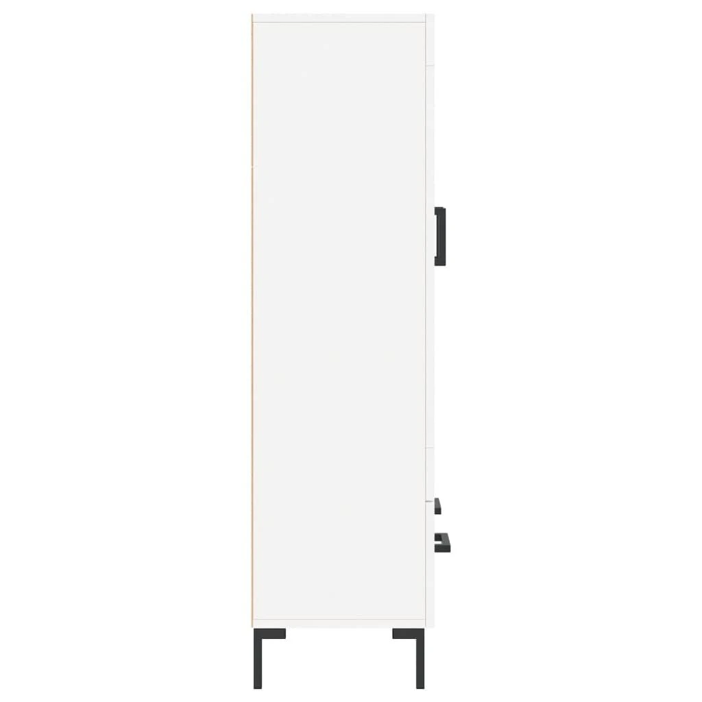 Komoda, baltos spalvos, 69,5x31x115cm, apdirbta mediena