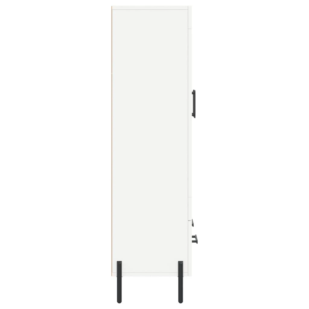 Komoda, baltos spalvos, 69,5x31x115cm, apdirbta mediena