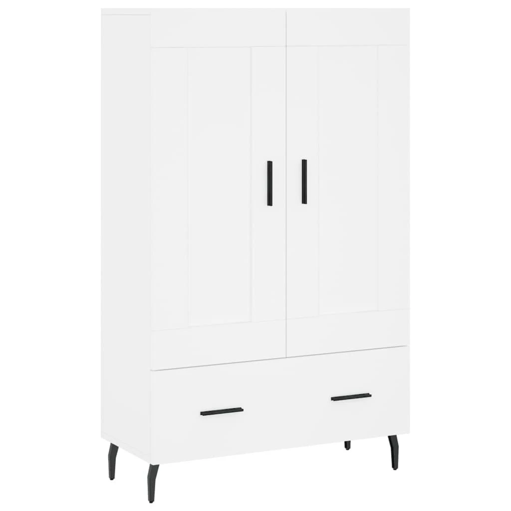 Komoda, baltos spalvos, 69,5x31x115cm, apdirbta mediena