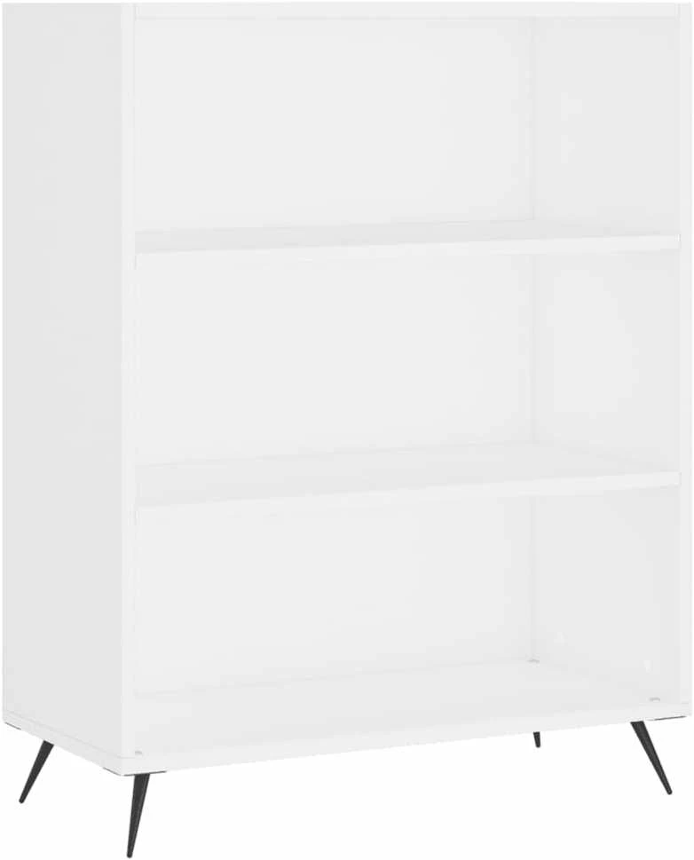 Komoda, baltos spalvos, 69,5x32,5x180cm, apdirbta mediena