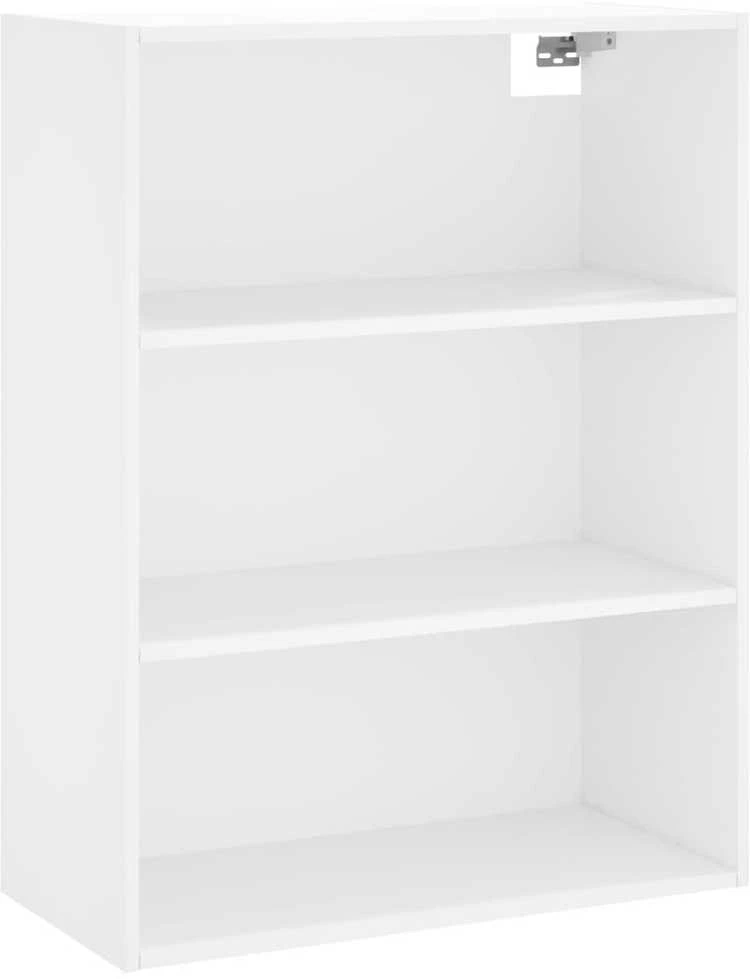 Komoda, baltos spalvos, 69,5x34x180cm, apdirbta mediena