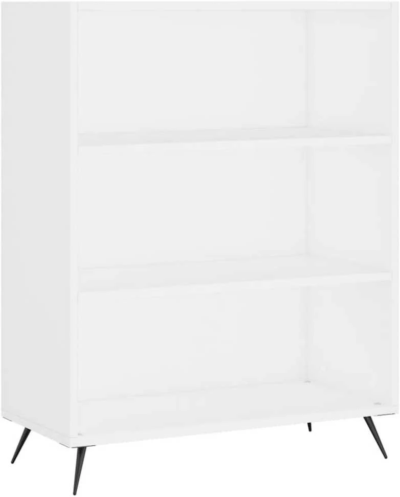 Komoda, baltos spalvos, 69,5x34x180cm, apdirbta mediena