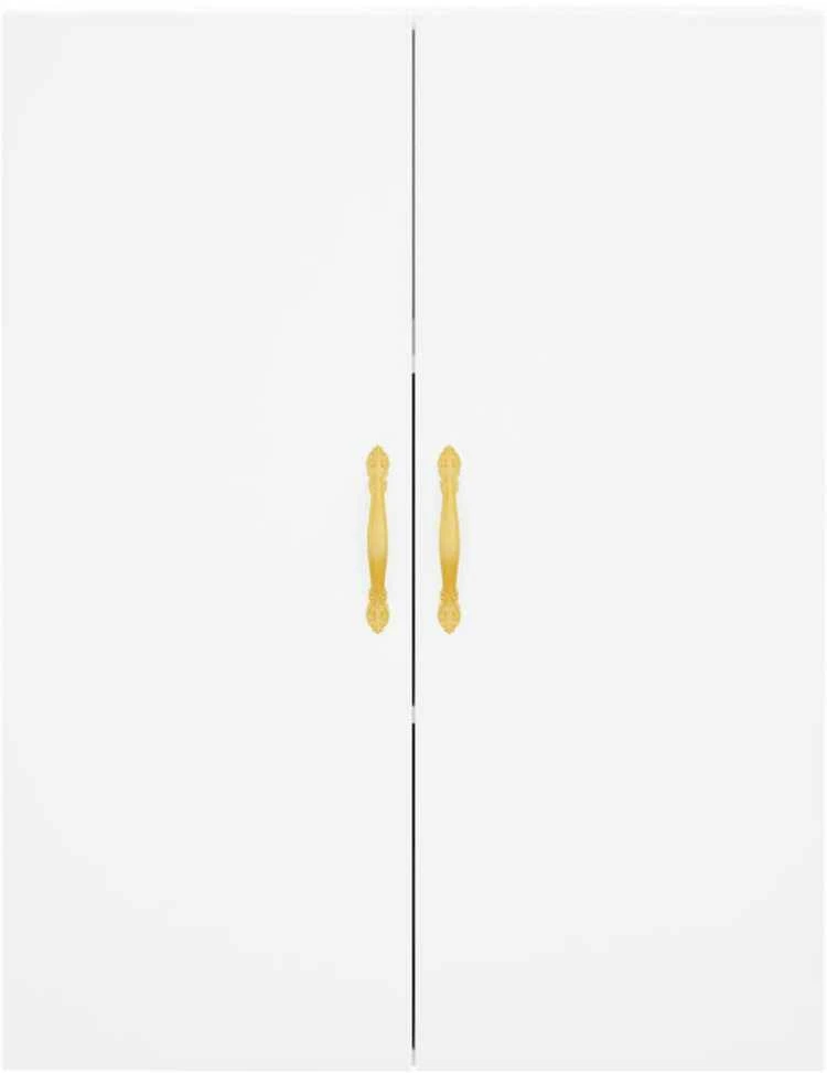 Komoda, baltos spalvos, 69,5x34x180cm, apdirbta mediena