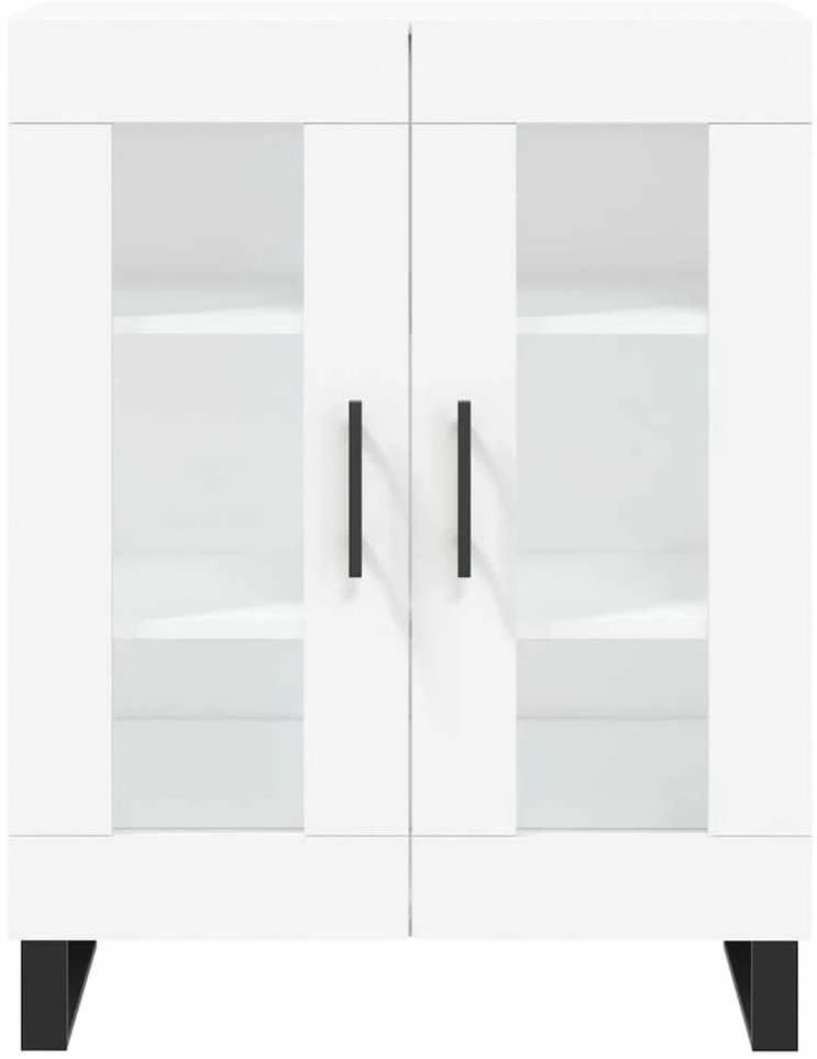 Komoda, baltos spalvos, 69,5x34x180cm, apdirbta mediena