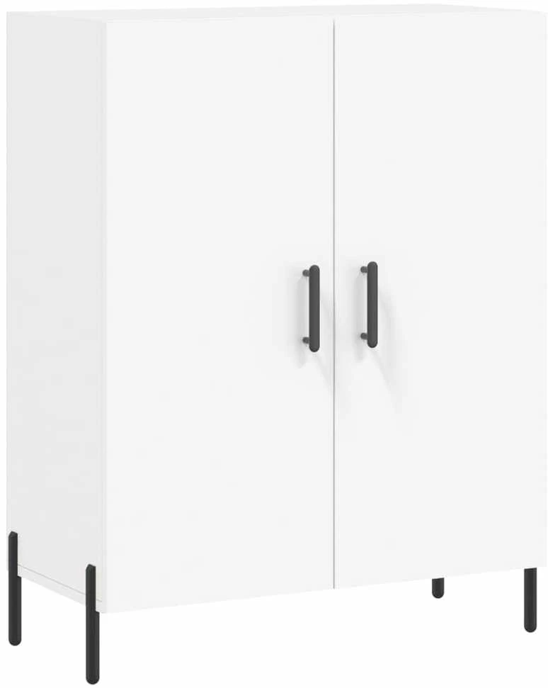 Komoda, baltos spalvos, 69,5x34x180cm, apdirbta mediena