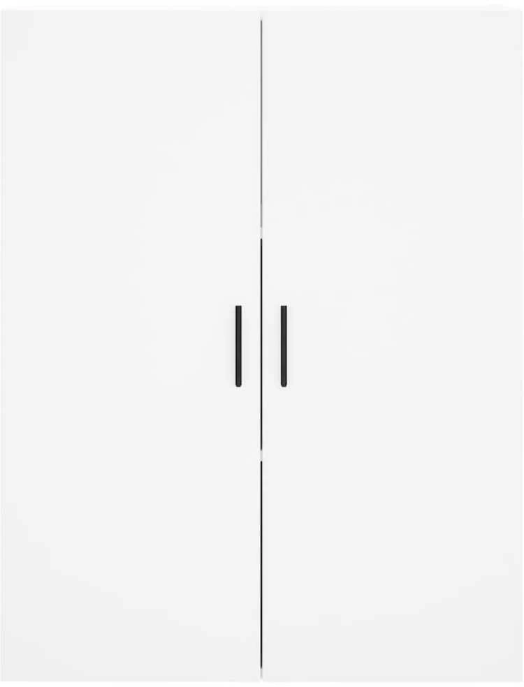 Komoda, baltos spalvos, 69,5x34x180cm, apdirbta mediena