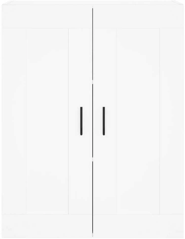 Komoda, baltos spalvos, 69,5x34x180cm, apdirbta mediena