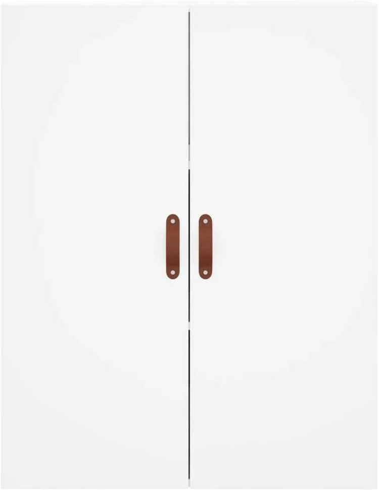 Komoda, baltos spalvos, 69,5x34x180cm, apdirbta mediena