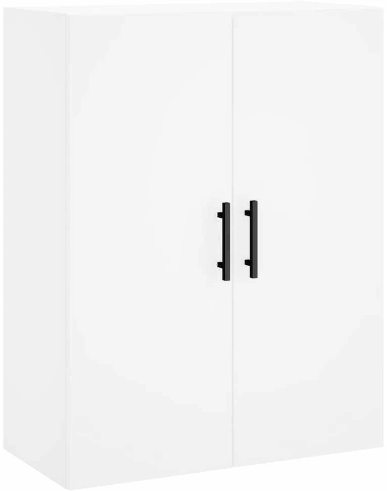 Komoda, baltos spalvos, 69,5x34x180cm, apdirbta mediena