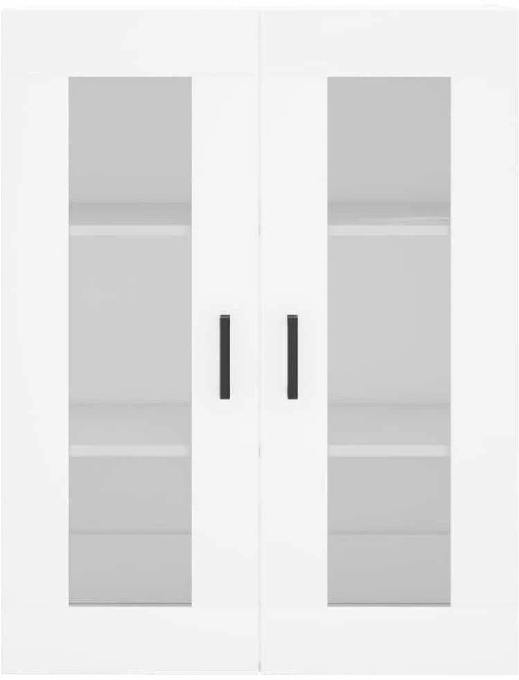 Komoda, baltos spalvos, 69,5x34x180cm, apdirbta mediena