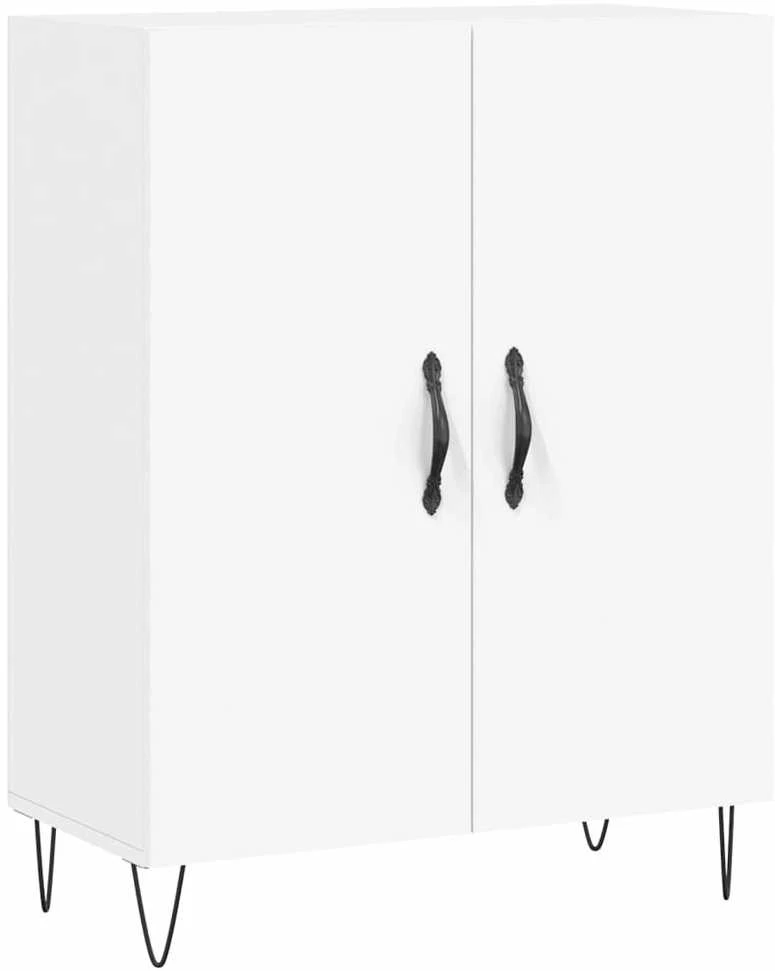 Komoda, baltos spalvos, 69,5x34x180cm, apdirbta mediena