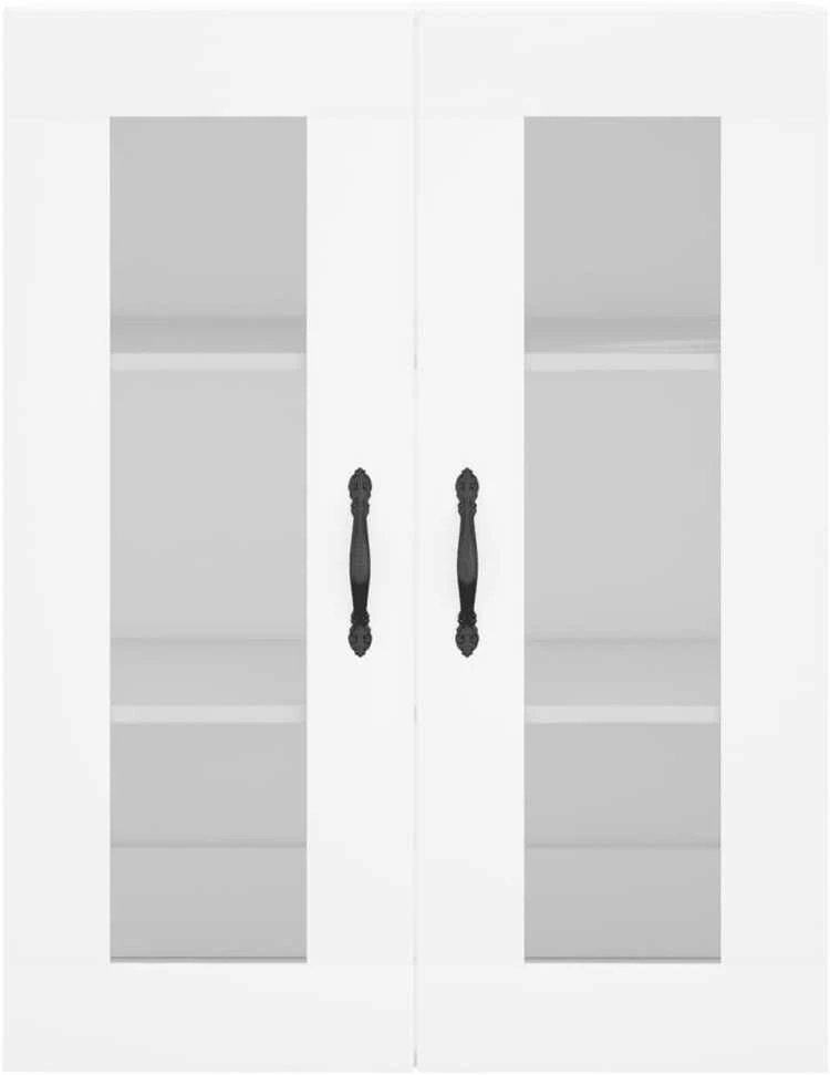 Komoda, baltos spalvos, 69,5x34x180cm, apdirbta mediena