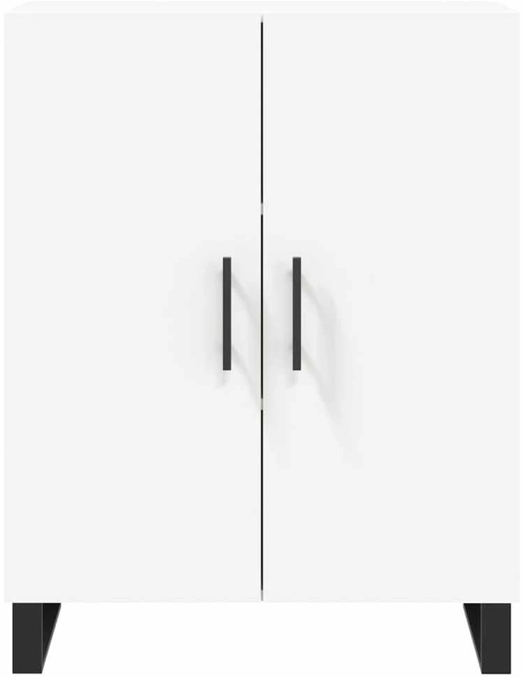 Komoda, baltos spalvos, 69,5x34x180cm, apdirbta mediena